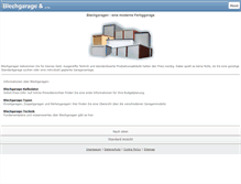 Tablet Screenshot of die-blechgarage.de